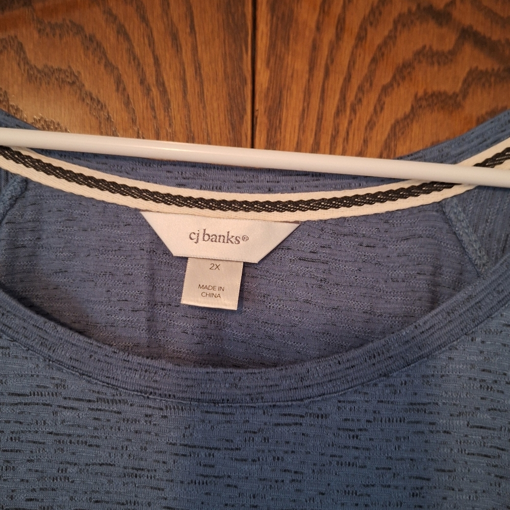 Christopher and banks blue top